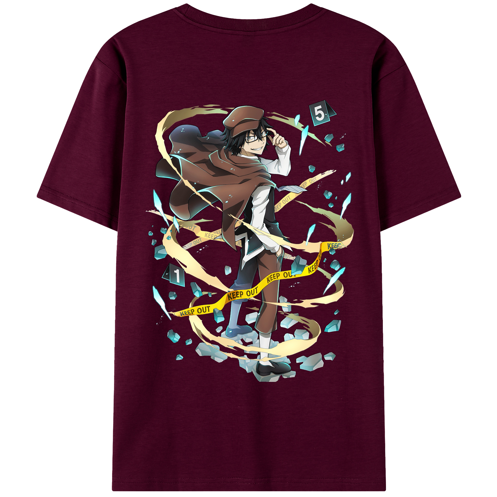 （画像用） 文豪ストレイドッグス Bungo Stray Dogs レディース半袖Tシャツ(バックプリント)